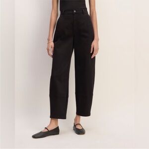 Everlane Utility Barrel Pants Black Size 6